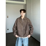 Цветная весенняя куртка, бейсбольная ретро форма, изысканный стиль, в американском стиле