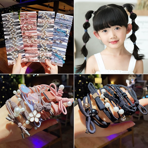 Детская эластичная безвредная резинка для волос для принцессы, аксессуар для волос, не повреждает волосы