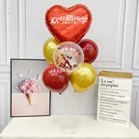 Добро пожаловать в новые одноклассники Red Love*1+Metal Gold*3+гранат красный*2+Sequin Red*2+Table Ploating