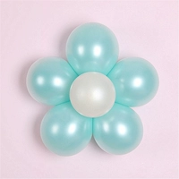 3 -layer Flowers 3 цветы гелевые пятна (16 из Тиффанилана+3 белого белого белого цвета)