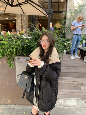 taobao agent Velvet winter down jacket, goose down, fitted