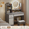 Buy is to earn ❤LED lights [two cabinets, one pump+stool] 80cm light luxury gray ●