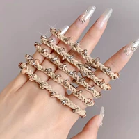 Белая платиновая резинка для волос