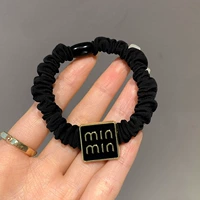 Черный майский веревка для волос