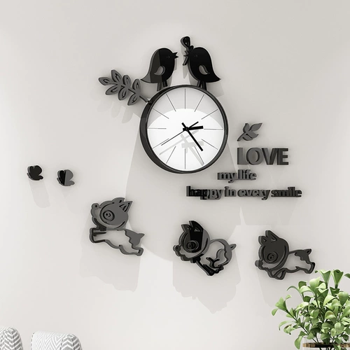 Настенные креативные часы для гостиной, модное современное и минималистичное украшение, популярно в интернете