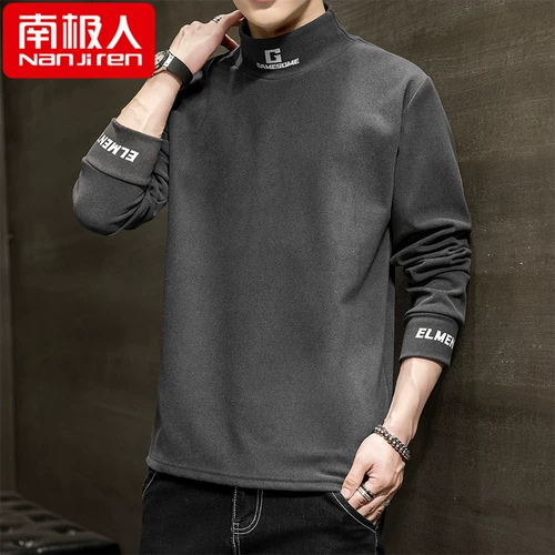 南极人 Мужская демисезонная толстовка, трендовая осенняя куртка для школьников, 2020, оверсайз, высокий воротник