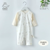 Детский летний тонкий хлопковый лонгслив, боди для новорожденных, детская пижама, летняя одежда