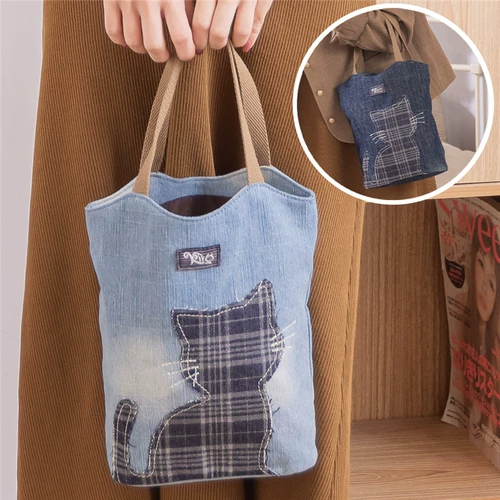 Мультяшный портативный шоппер, портативная ручка, чайник, в корейском стиле