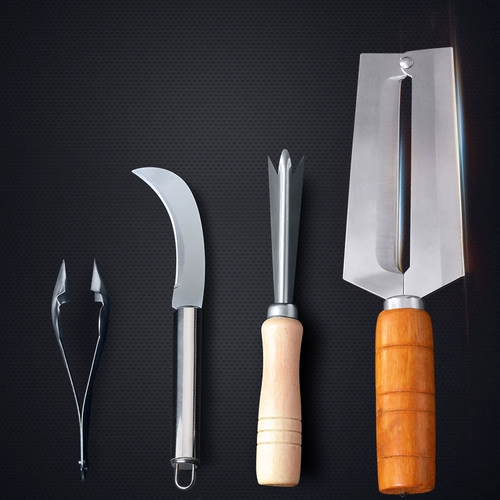 Нож для сахарного тростника нож для ананаса для очистки устройства из нержавеющей стали, глаз, копание семян, очищающая вода, очищающий нож