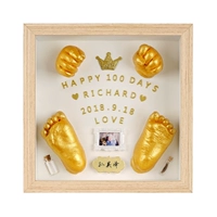 Европейский стиль деревянного зерна сгущенной коробки цвета коробки+8 набор порошка для детского клонирования (отправьте известный бренд легкий пояс)