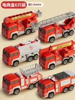 6 пожарных машин [супер большая/инерция/суставы могут перемещаться]