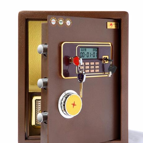 00       猎豹保险箱家用办公保险柜小型45cm电密码锁家用特价入墙全