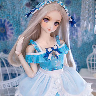 taobao agent [Agent] [DH/3 points] Snow Snow Princess Skirt BJD baby clothes dollhearts baby heart