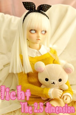 taobao agent [LICHT 2.5D] BJD baby high temperature heat resistance with wigs- [Q11] 2 color income