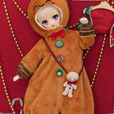 taobao agent [DH/4 points] Christmas gingerbread man four -point bjd baby clothes dollhearts baby heart
