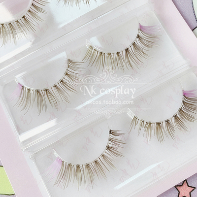 taobao agent Nk の | Free Shipping | LOLITA Fairy Department | Mixed -Blood Special olive Gold Pink Pseudo -eyelashes Japanese Photo