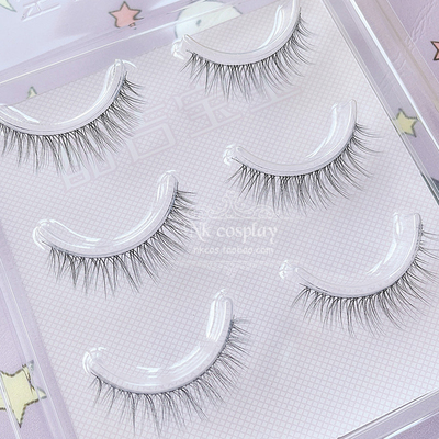 taobao agent Nk の n | Free shipping | Micro -thick makeup bride makeup everyday messy cross -silk thack stubborn air false eyelashes