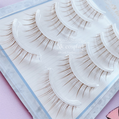 taobao agent Nk の n | Free shipping | Few style ~ Golden Brown Fairy Mao Chao long false eyelashes sharpened | 5 pair