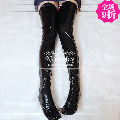 taobao agent ___NK の cosplay | Royal Sister MAX! V Home Miku | PU Pacific Skin Feeling knee socks high socks