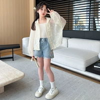 Бежевая одежда для защиты от солнца, шорты, 001м