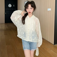 Бежевая одежда для защиты от солнца, 001м