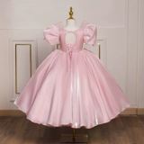 Наряд маленькой принцессы, наряд для музыкальных выступлений, розовое вечернее платье, в западном стиле