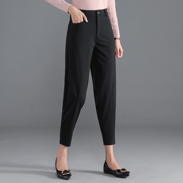 Штаны, большой размер, в корейском стиле, оверсайз