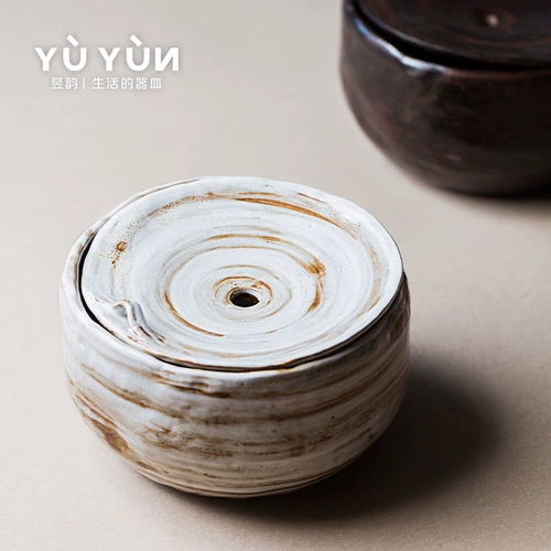 Юрун -инвалидные дрова и построили большой чайный тазовый таз китайский ретро -остаток из ретро -цилиндра Creative Cup для мытья дома
