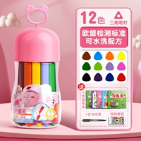 Розовая раскраска, лайнер, 12 цветов, 1 шт