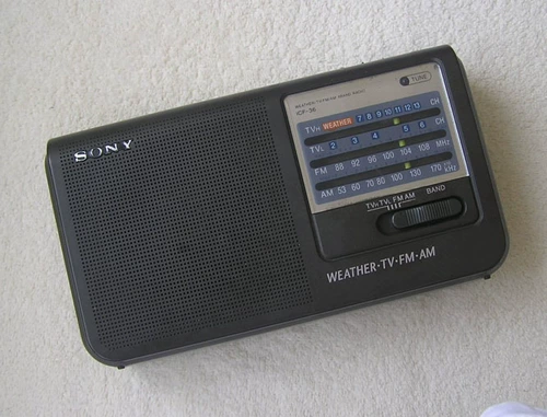 Sony ICF-36 FM/AM/TV Radio