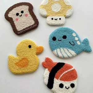 Вышивка ручной вышивки из вышивки DIY Coaster Material Sacks для украшения начинающих с нулевыми самодельными самостоятельными музыкальными изоляционными прокладками
