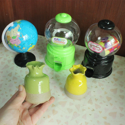 taobao agent Mini ceramic vase high -white porcelain earth Gacha machine 2 points 3 points BJD uncle DD SD baby props