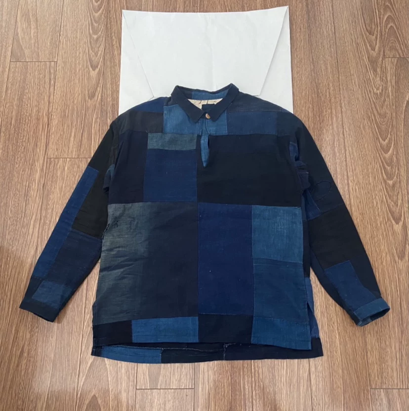 [VISVIM ICT KERCHIEF TUNIC SHIRT KOFU 古布 衬衫]