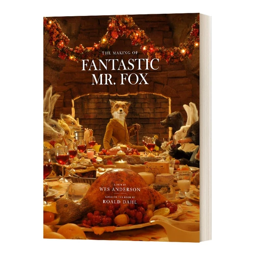 Оригинальный английский альбом «Фантастический мистер Фокс» «Фантастический мистер Фокс» Уэса Андерсона, альбом кинопроизводства в твердом переплете, английская версия, импортированная оригинальная английская книга