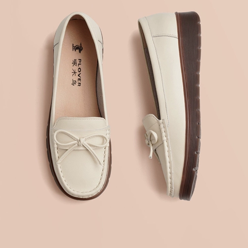 Обувь для матери, комфортные кожаные туфли, из натуральной кожи, для среднего возраста