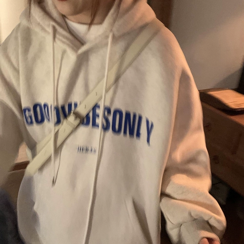 Осенняя толстовка с капюшоном, куртка, оверсайз, свободный крой