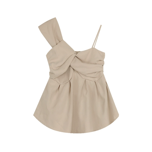 Дизайнерский летний короткий топ с чашечками, тренд сезона