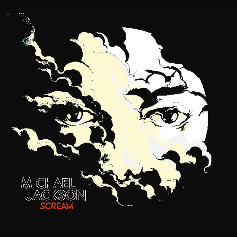 Официальное лимитированное издание виниловых альбомов Майкла Джексона screaming 2LP 12-дюймов ночь сверкающая клейкая пленка