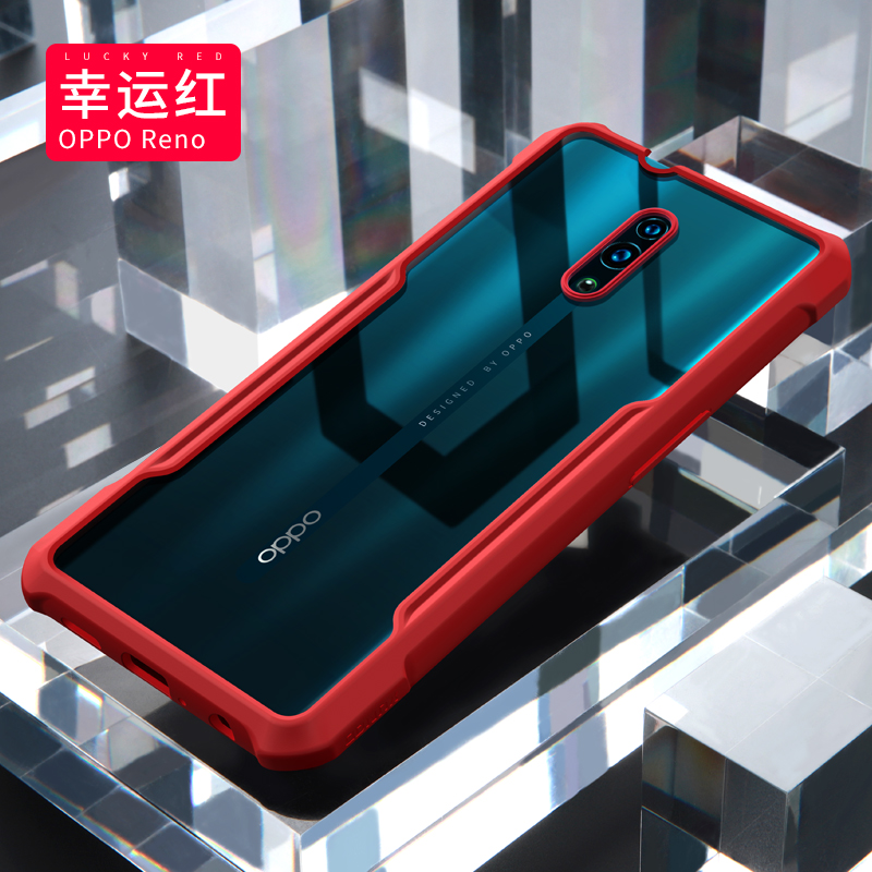 xundi opporeno mobile phone shell oppo renoace protective cover reno10 times zoom version all-inclusive anti-fall ten lifting creative tide brand ultra-thin soft silicone net red transparent men and women reno2z