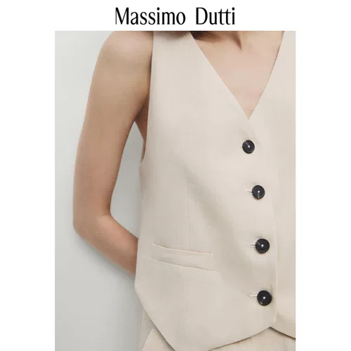 Весна и лето Новый Massimo Dutti2024 Женский рабочее место, приготовленное на рабочем месте.