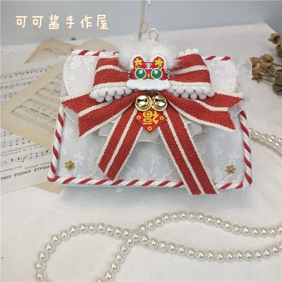 taobao agent Genuine one-shoulder bag, shoulder bag, with embroidery