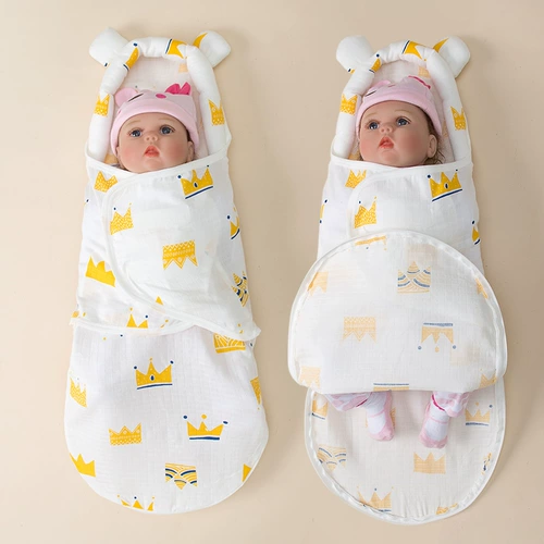 Летнее тонкое одеяло для младенца, детский спальный мешок для новорожденных