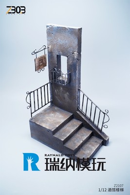 taobao agent 【Spot goods】Zbobtoys Z2107 1/12 Puppet applicable to the stairs of the stairs scene floor background