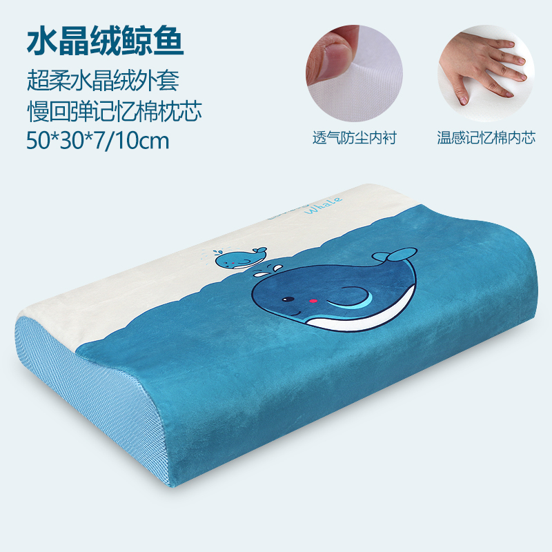 cervical protection pillow single family dormitory student pillow male and female sleep memory pillow core double pair, two