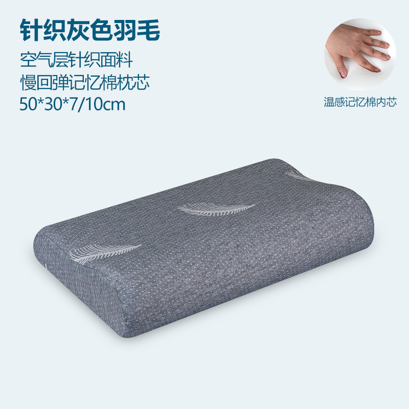 cervical protection pillow single family dormitory student pillow male and female sleep memory pillow core double pair, two