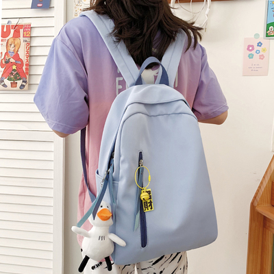 taobao agent Capacious backpack, shoulder bag, brand Japanese one-shoulder bag, for students, Korean style, for secondary school