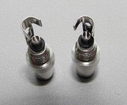 台湾高品质纯铜镀镍直流dc插头5.5*2.5/5.5*2.1/4.0*1.7/3.5*1.35