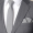 6cm领带+口袋巾浅灰色hv601+