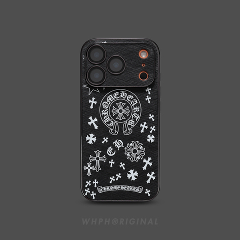 Trendy Fashionable Chrome Hearts iPhone 17 Pro Max/16/15/14/13