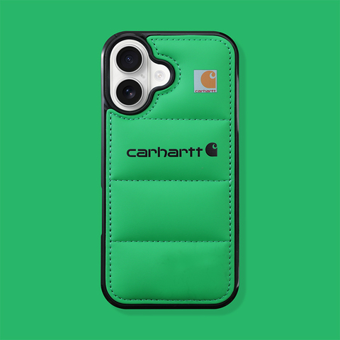 Carhartt Puffer Quilted Green iPhone Case